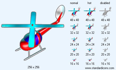 Helicopter V1 Icon Images