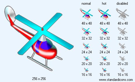 Helicopter V2 Icon Images