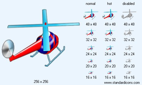 Helicopter V3 Icon Images