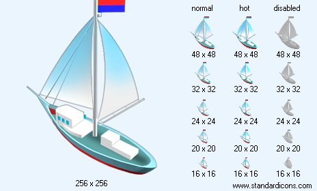 Jacht V4 Icon Images