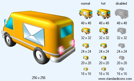 Mail-Delivery V4 Icon Images