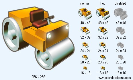 Road Roler V2 Icon Images