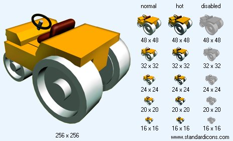 Road Roler V4 Icon Images