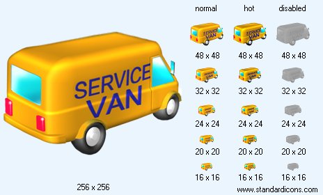 Service Van V3 Icon Images