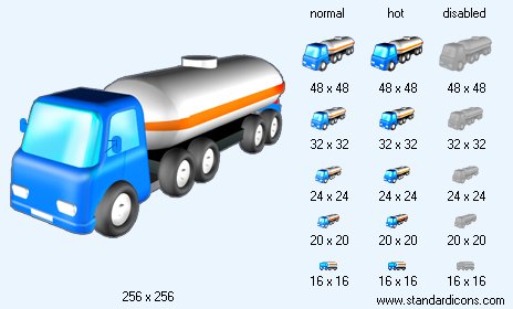 Tank Truck V1 Icon Images