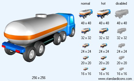 Tank Truck V3 Icon Images