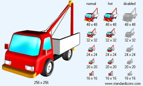 Tow Truck V1 Icon Images