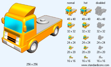 Tractor Unit V1 Icon Images