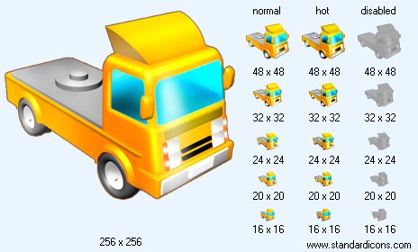 Tractor Unit V2 Icon Images