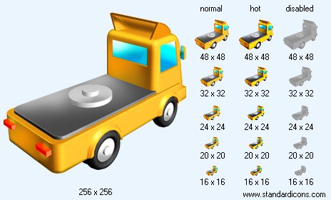 Tractor Unit V3 Icon Images