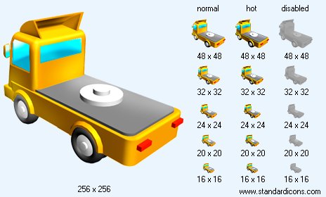 Tractor Unit V4 Icon Images