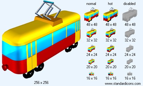 Tram V3 Icon Images